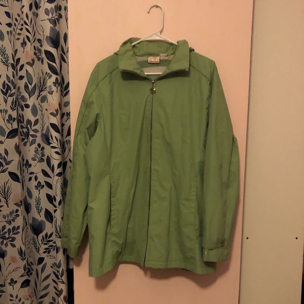 Green Rain Jacket